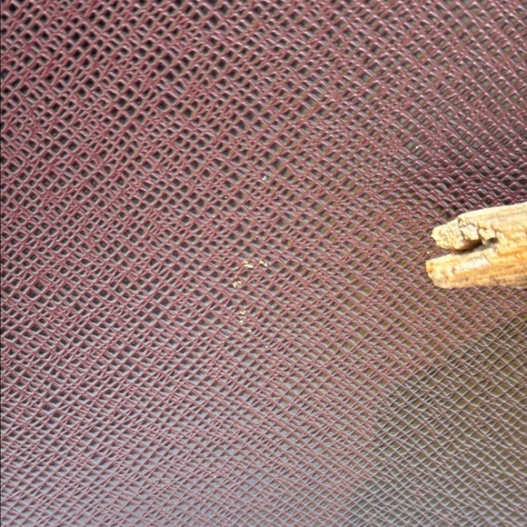 Louis Vuitton Brown Leather envelope Briefcase with Gold Clasp - Picture 6 of 16